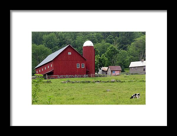 Vermont Framed Print featuring the photograph Iconic Vermont Landscape by Mitchell R Grosky