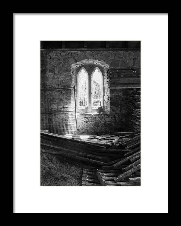 Iconoclasm Framed Print featuring the photograph Where stands the Church? by Nigel Radcliffe