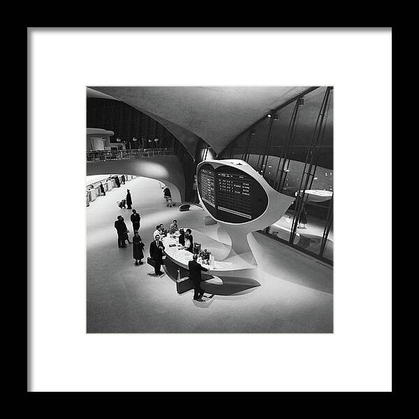 1950 Framed Print featuring the photograph Idlewild Airport, C1958 #1 by Balthazar Korab