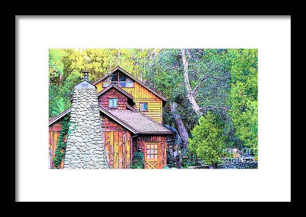  Framed Print featuring the photograph Idyllwild cabin by Lisa Dunn
