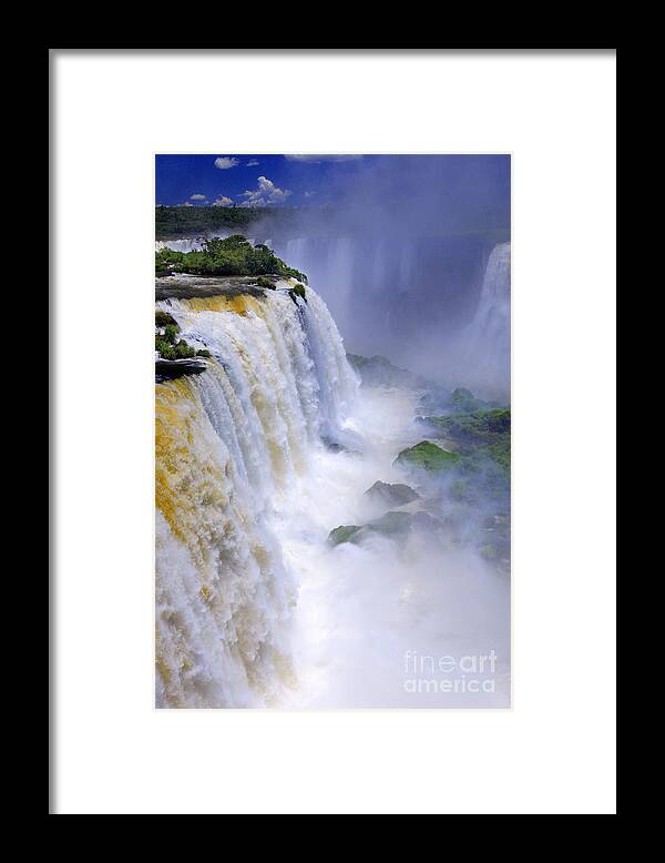Iguazu Framed Print featuring the photograph Iguazu Falls III by Bernardo Galmarini