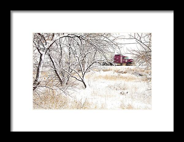 Canada Framed Print featuring the photograph I'll Be Home For Christmas by Theresa Tahara