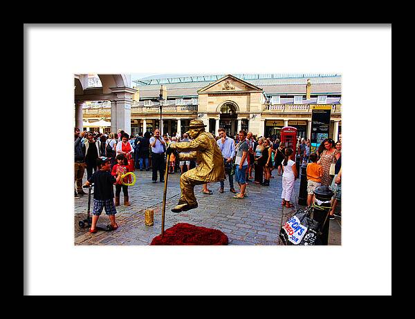 London Framed Print featuring the photograph Illusion Covent Garden by Nicky Jameson