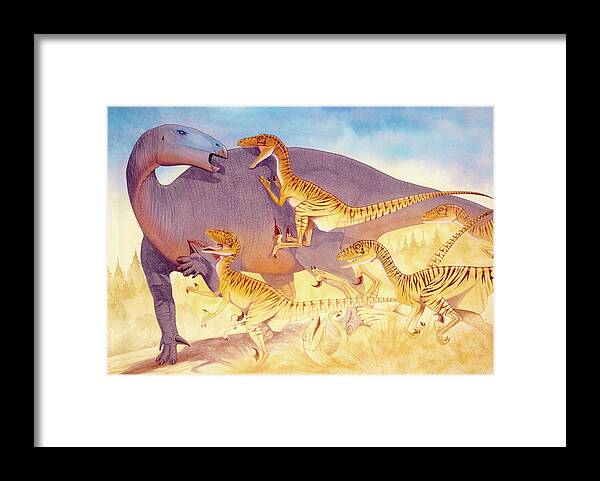 Dinosaur Jumping by Deagostini/uig/science Photo Library