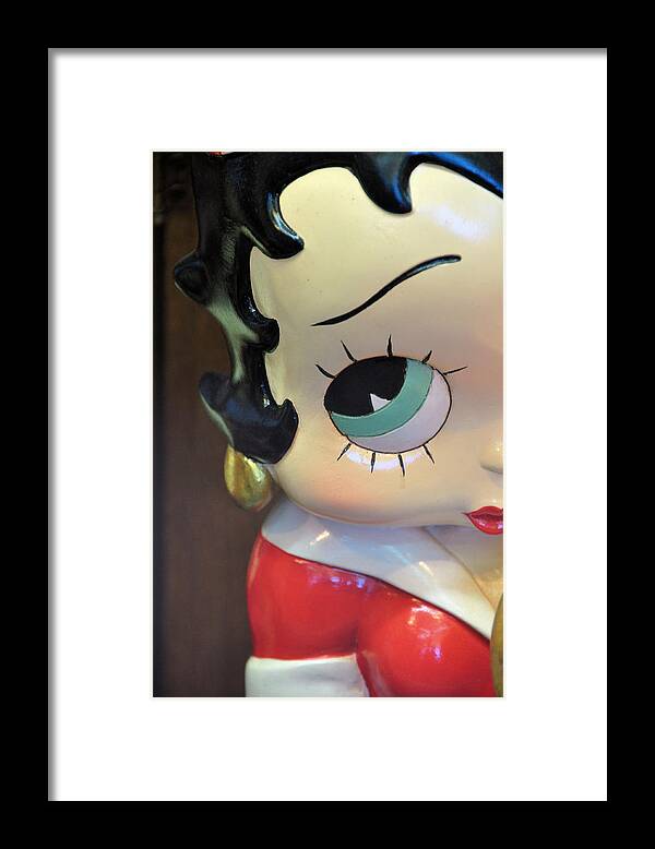 Toys Framed Print featuring the photograph I'm Keeping My Eye On You by Jan Amiss Photography
