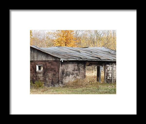 Landscape Framed Print featuring the photograph I'm Not Standing Anymore by Brenda Brown