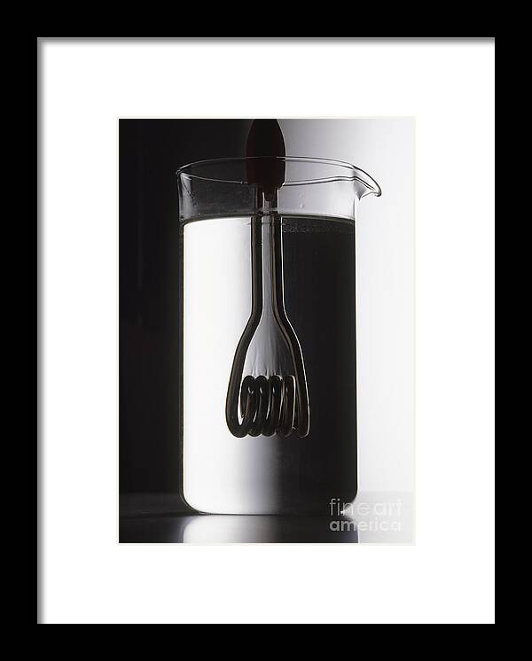 Beaker Framed Print featuring the photograph Immersion Heater by Dorling Kindersley