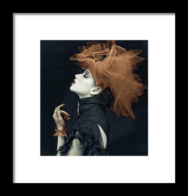 Fashion Framed Print featuring the photograph Imperious Lady by Yudhistira Yogasara