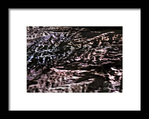  Framed Print featuring the digital art Impressions of Xanada III by Freyk John Geeris