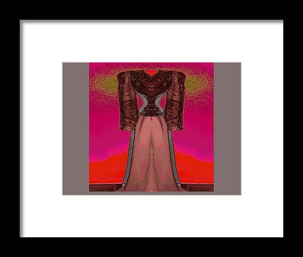 Colors Framed Print featuring the digital art In A Pink World by Mary Russell