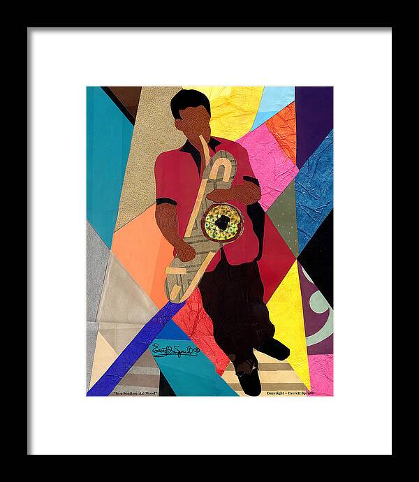 Everett Spruill Framed Print featuring the painting In a Sentimental Mood by Everett Spruill