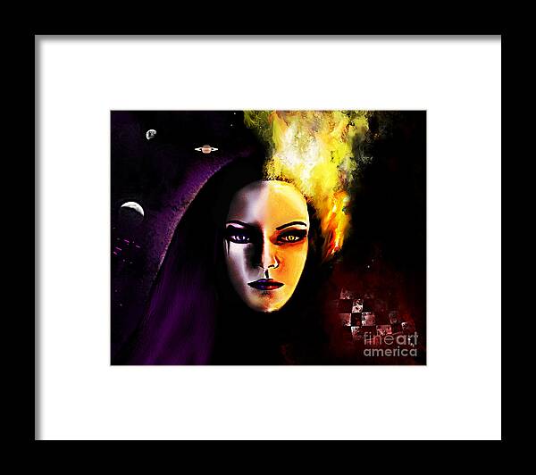 Two Framed Print featuring the painting In Between by Sophia Gaki Artworks