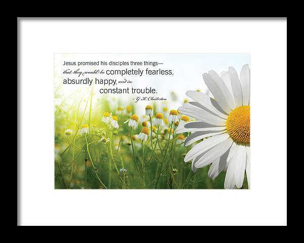 Flower Framed Print featuring the digital art In Constant Trouble by Kathryn McBride