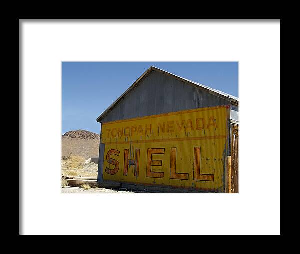Tonopah Framed Print featuring the photograph In Fact You CAN See Hell From Here by Joe Schofield