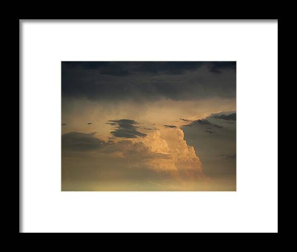 Abstract Framed Print featuring the photograph In the Cloud 2 by Lyle Crump