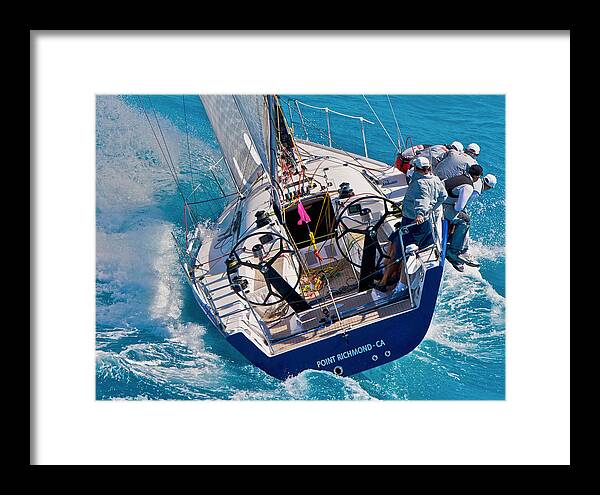 Riva Framed Print featuring the photograph In the Lead by Steven Lapkin