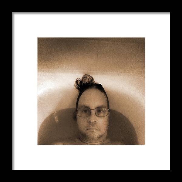 Steve Sperry Mighty Sight Studio - In The Tub Framed Print featuring the photograph In the Tub by Steve Sperry