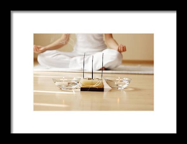 Mental Health Framed Print featuring the photograph Incense by Abu