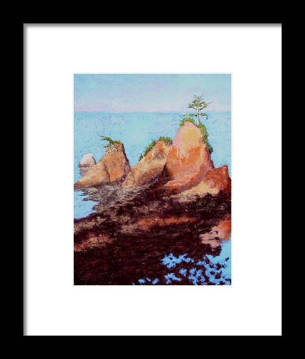 Tide Framed Print featuring the painting Incoming Tide by Nancy Jolley