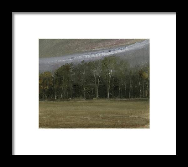  Framed Print featuring the painting Indiana Sky by John Reynolds