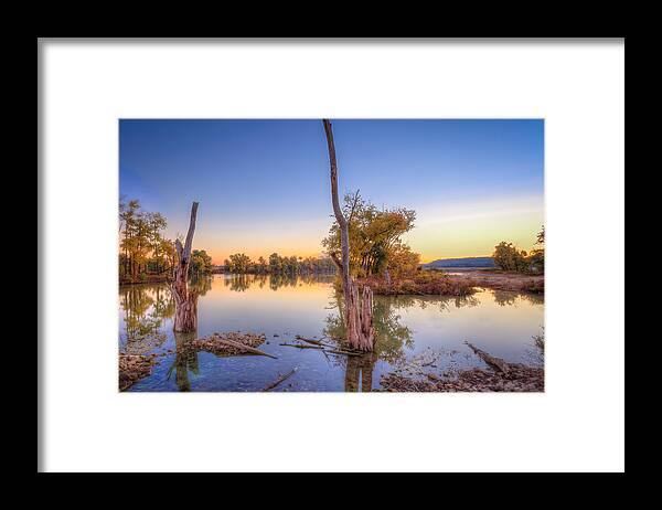 Landscape Framed Print featuring the photograph Indiana Wetlands by Keith Allen