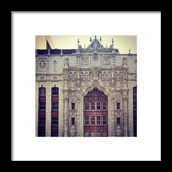 Indianapolis Framed Print featuring the photograph #indianarepertorytheatre #baroque by Cindy Cisneros