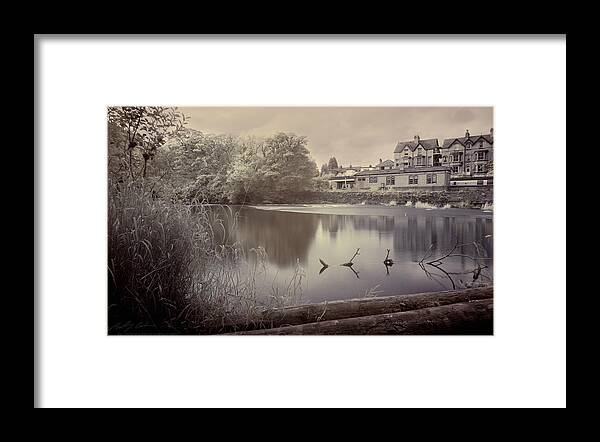 Framed Print featuring the photograph Infrared Riverside by B Cash