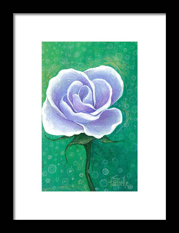 Floral Framed Print featuring the painting Inner Beauty by Tanielle Childers