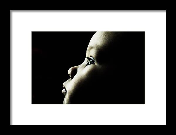 Children Framed Print featuring the photograph Innocence by Jessica Brown