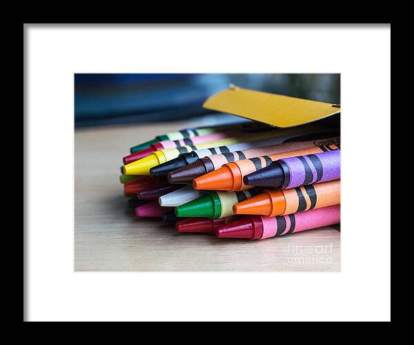 Crayon Framed Print featuring the photograph Inside The Box Two by Arlene Carmel