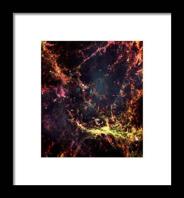 Nebula Framed Print featuring the photograph Inside the Crab Nebula by Jennifer Rondinelli Reilly - Fine Art Photography