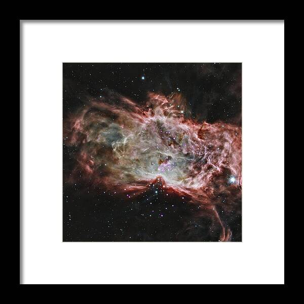 Space Framed Print featuring the photograph Inside the Flame Nebula by Eric Glaser