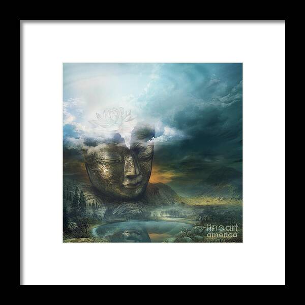 Insight Framed Print featuring the digital art Insight by Silas Toball