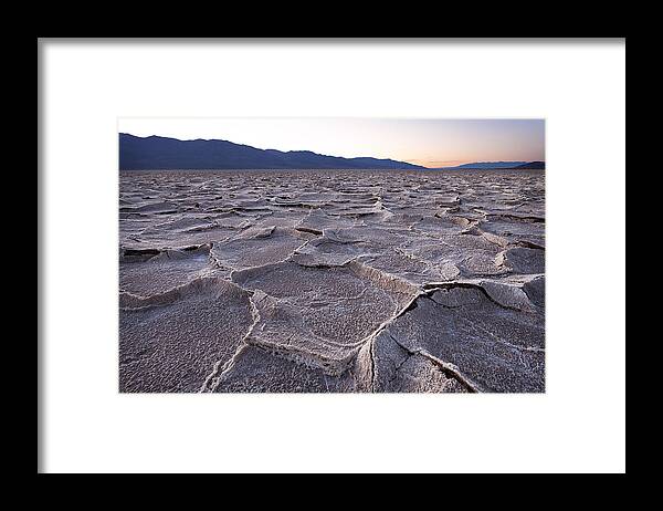 Death Valley Framed Print featuring the photograph Inspiring Emptiness II by Dominique Dubied
