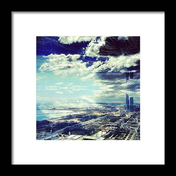 Chicago Framed Print featuring the photograph Instagram Glitch Equals A Happy Accident by Jill Tuinier