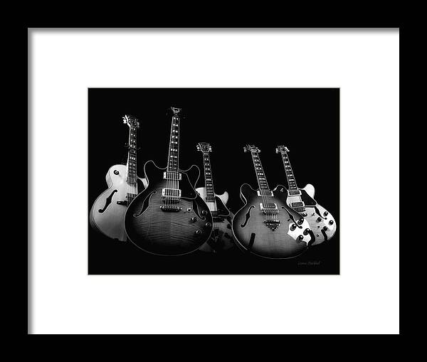 Guitar Framed Print featuring the photograph Instrumental Change by Donna Blackhall