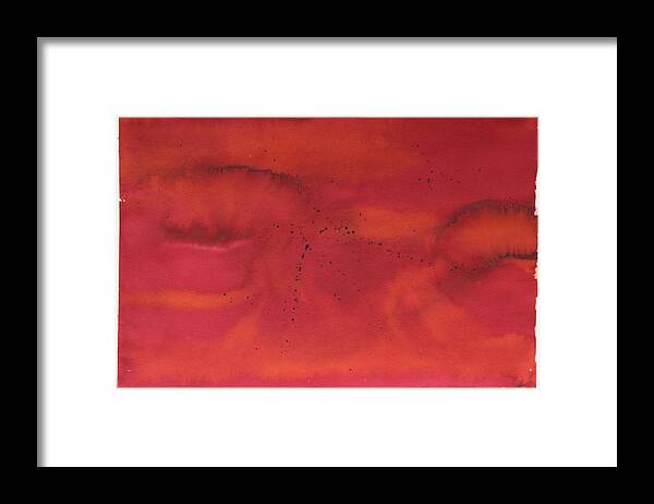 Abstract Framed Print featuring the painting Intent by Allison Fox