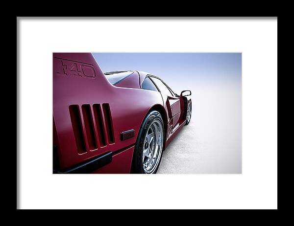 Ferrari Framed Print featuring the digital art Into the Great Wide Open by Douglas Pittman