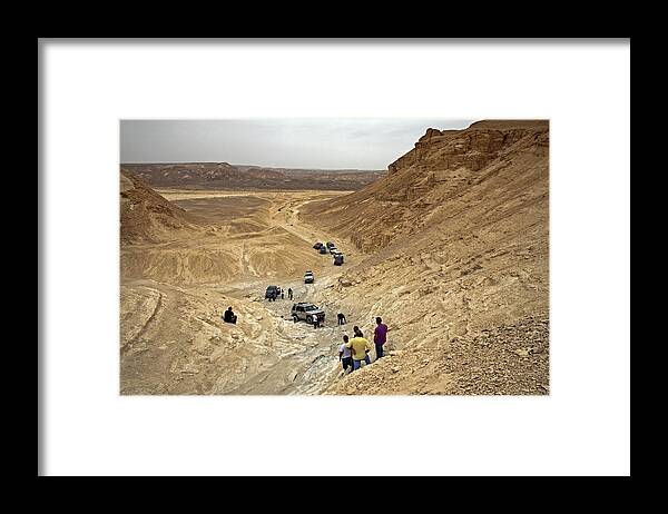 Israel Framed Print featuring the photograph Into the Israel Desert - 2 by Dubi Roman