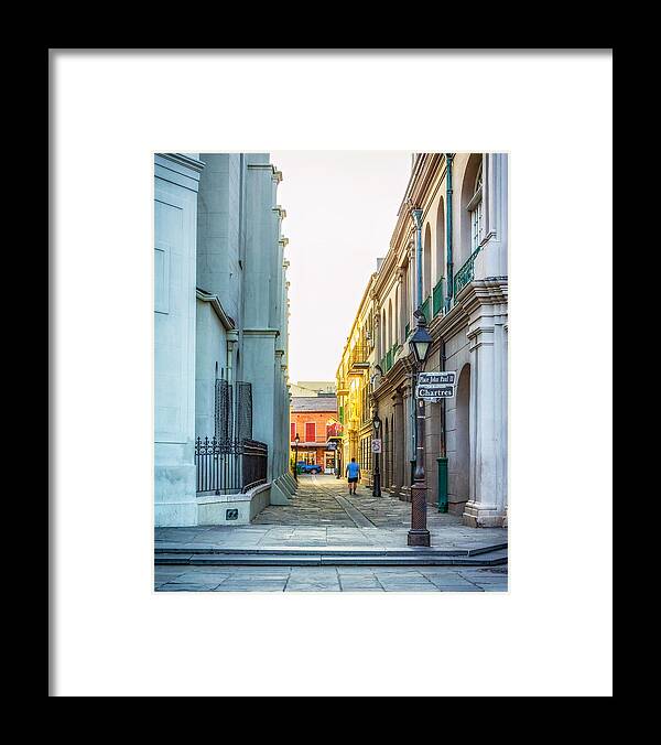 French Quarter Framed Print featuring the photograph Into the Light 2 by Steve Harrington
