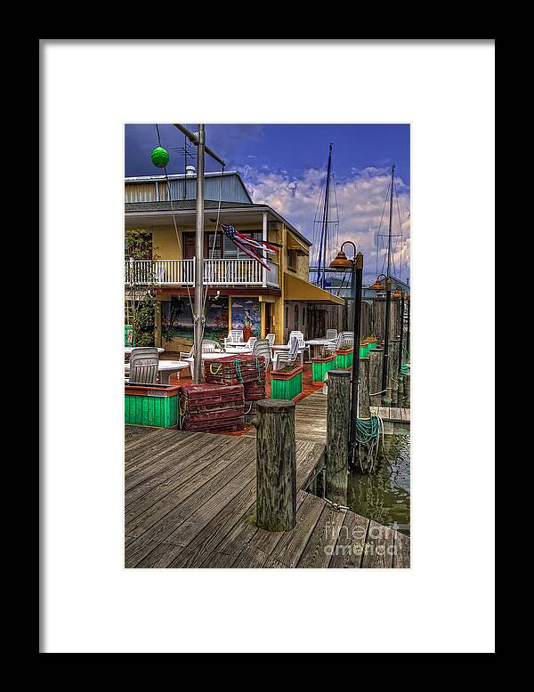 Bar Framed Print featuring the photograph Is It Five O'Clock Yet by Lois Bryan