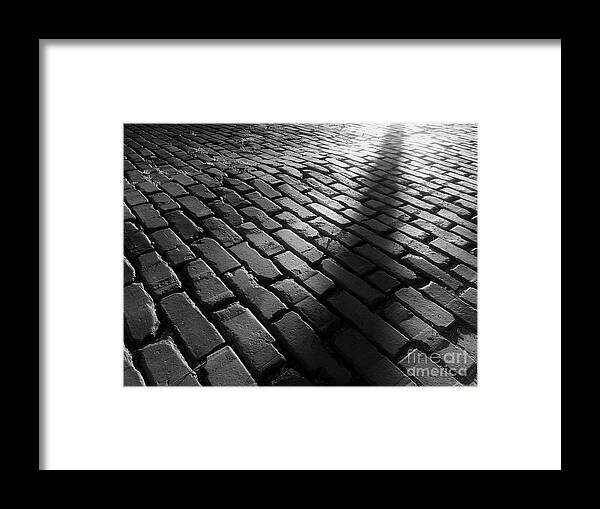Brick Framed Print featuring the photograph Is Someone There by James Aiken