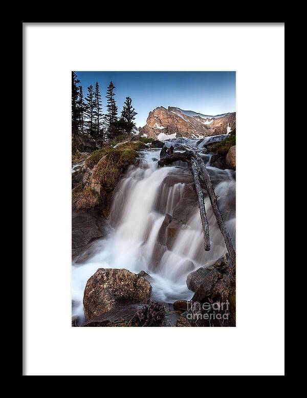 Nature Framed Print featuring the photograph Isabelle Falls by Steven Reed