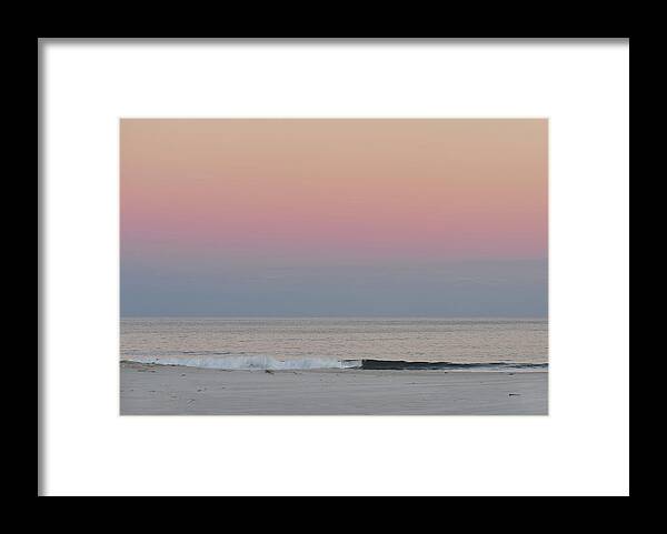 Beach Framed Print featuring the photograph Island Beach State Park NJ at Dusk by Terry DeLuco