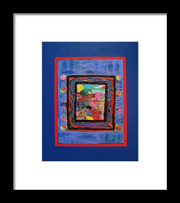 Spring Framed Print featuring the painting It is Spring Outside by Karin Eisermann