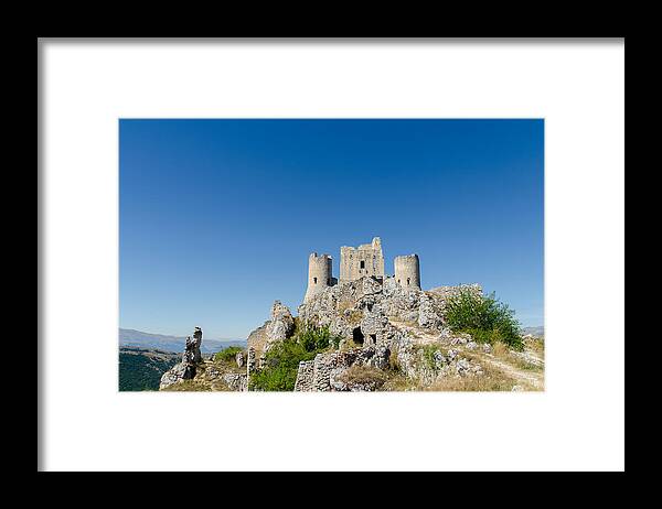 Abruzzo Framed Print featuring the photograph Italian landscapes - Forgotten Ages by AM FineArtPrints