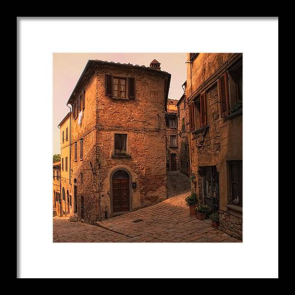Italian Architecture Fine Art Print Framed Print featuring the photograph Italy Architecture by Bob Coates