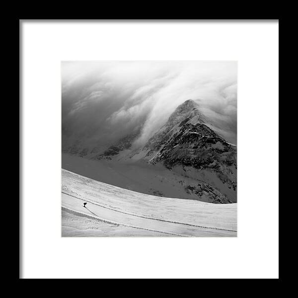 Landscape Framed Print featuring the photograph Ita?s Coming by Peter Svoboda, Mqep