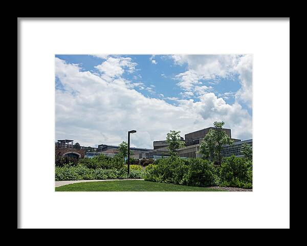 Ithaca Framed Print featuring the photograph Ithaca College Campus by Photographic Arts And Design Studio