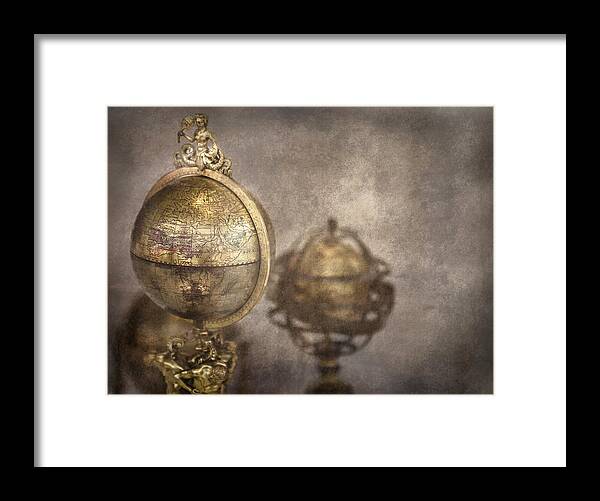 Globe Framed Print featuring the photograph Its A Small World by Heather Applegate